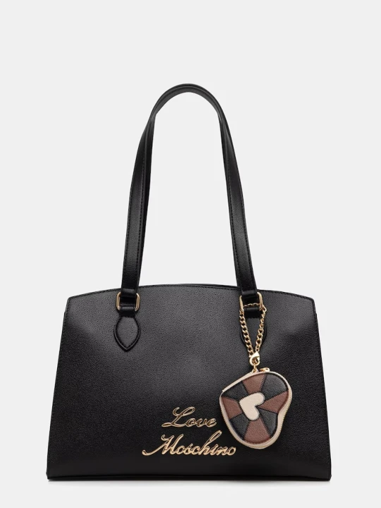 Zdjęcie produktu Love Moschino torebka shopper damska z imitacji skóry czarny
