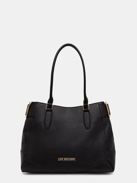 Zdjęcie produktu Love Moschino torebka shopper damska z imitacji skóry czarny