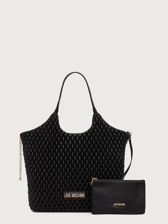 Zdjęcie produktu Love Moschino torebka shopper damska z imitacji skóry czarny