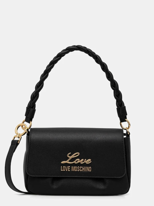 Zdjęcie produktu Love Moschino torebka skórzana czarny