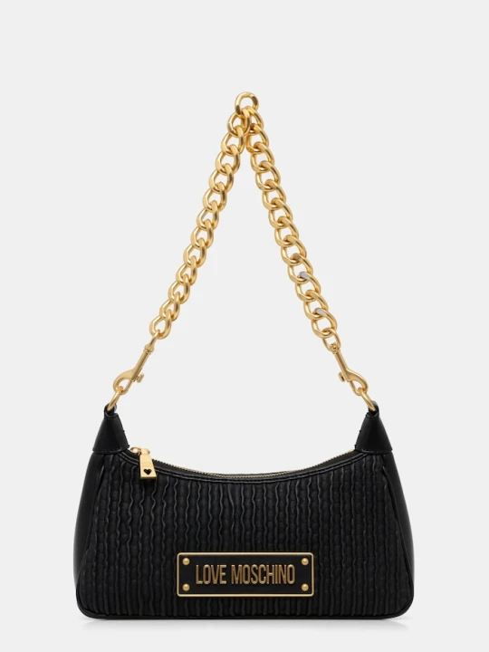 Zdjęcie produktu Love Moschino torebka skórzana czarny