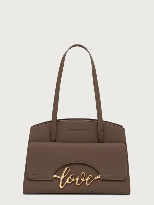 Zdjęcie produktu Love Moschino torebka tote damska z imitacji skóry zielony