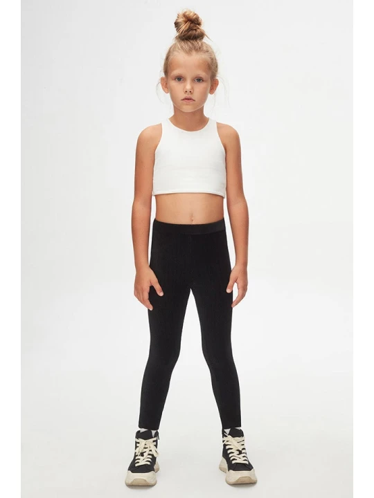 Zdjęcie produktu lovetti Legginsy w kolorze czarnym rozmiar: 134