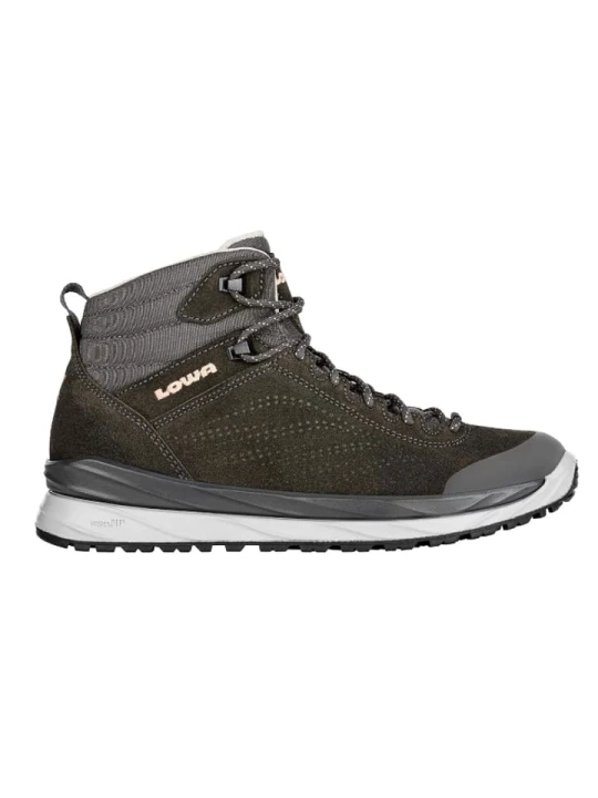 Zdjęcie produktu LOWA Skórzane botki trekkingowe "Malta GTX" w kolorze szarym rozmiar: 38
