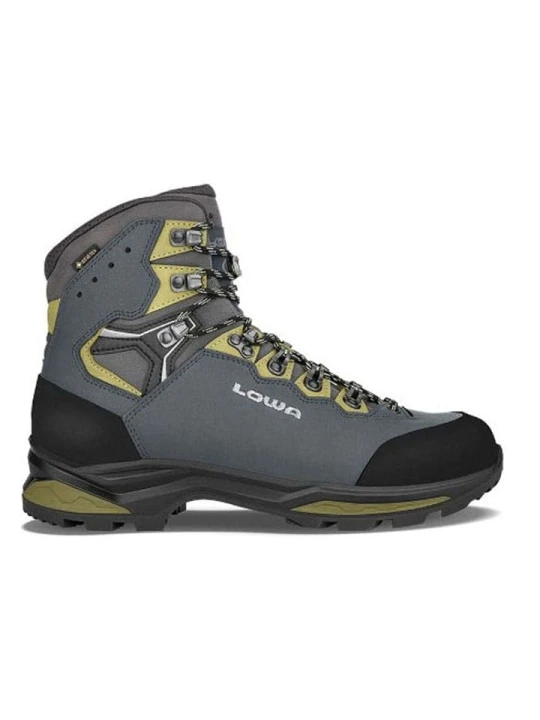 Zdjęcie produktu LOWA Skórzane buty trekkingowe "Camino EVO GTX" w kolorze oliwkowo-niebieskim rozmiar: 41
