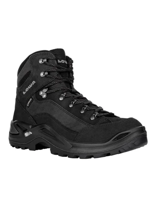Zdjęcie produktu LOWA Skórzane buty trekkingowe "Renegade GTX Mid" w kolorze czarnym rozmiar: 47