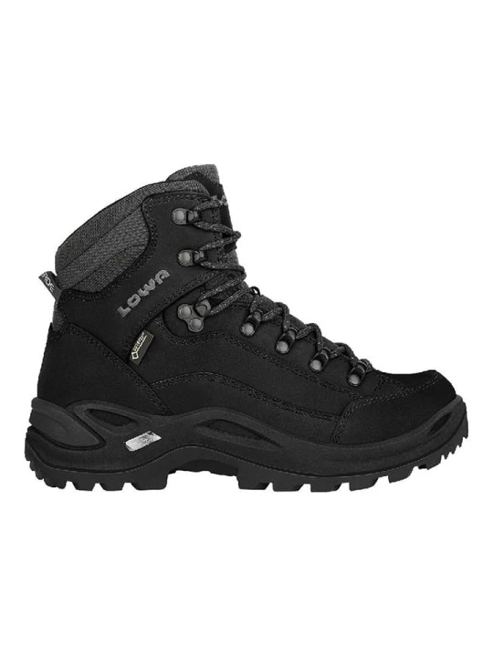 Zdjęcie produktu LOWA Skórzane buty turystyczne "Renegade GTX Mid Ws" w kolorze czarnym rozmiar: 37