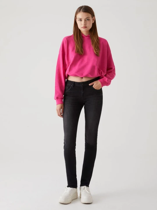 Zdjęcie produktu LTB Dżinsy "Aspen" - Slim fit - w kolorze czarnym rozmiar: W25/L32