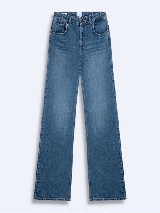Zdjęcie produktu LTB Dżinsy "Danica" - Wide leg - w kolorze niebieskim rozmiar: W28 / L32