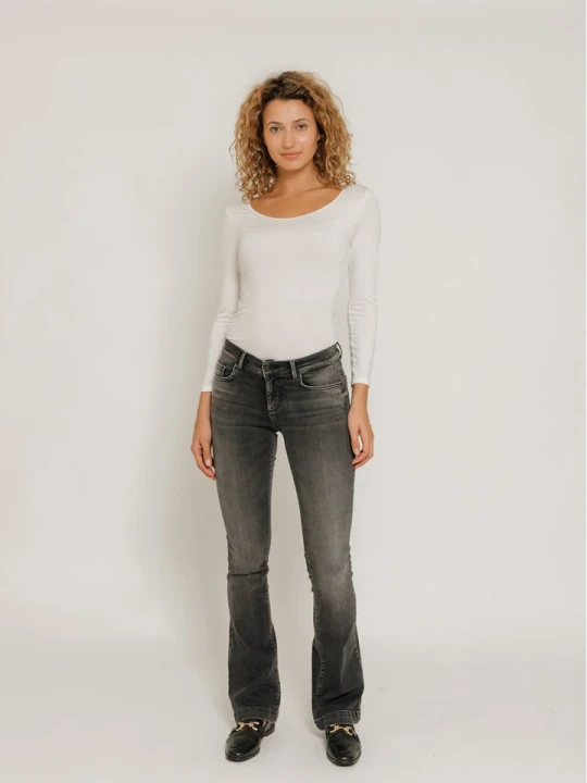 Zdjęcie produktu LTB Dżinsy "Fallon" - Flare fit - w kolorze antracytowym rozmiar: W30 / L32