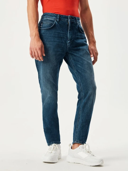 Zdjęcie produktu LTB Dżinsy "Henry X" - Skinny tapered fit - w kolorze niebieskim rozmiar: W30/L32