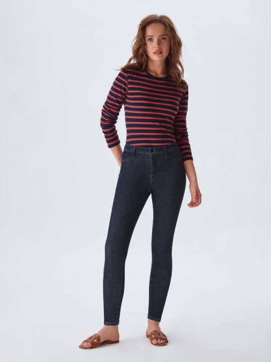 Zdjęcie produktu LTB Dżinsy "Jalessa" - Skinny fit - w kolorze granatowym rozmiar: W25