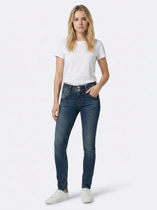 Zdjęcie produktu LTB Dżinsy "Julita" - Slim fit - w kolorze niebieskim rozmiar: W25 / L30