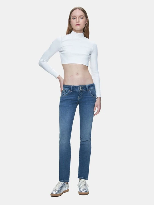 Zdjęcie produktu LTB Dżinsy "Molly 200" - Slim fit - w kolorze niebieskim rozmiar: W24/L30