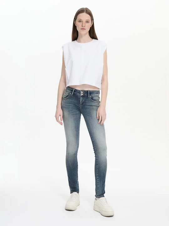 Zdjęcie produktu LTB Dżinsy "Molly" - Skinny fit - w kolorze niebieskim rozmiar: W33/L36