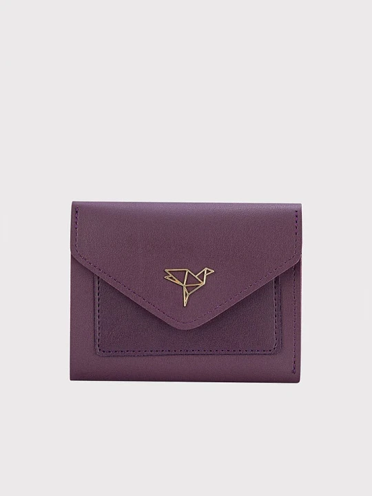 Zdjęcie produktu Lucky Bees Portfel "Columbia" w kolorze fioletowym - 12 x 10 x 3 cm rozmiar: onesize