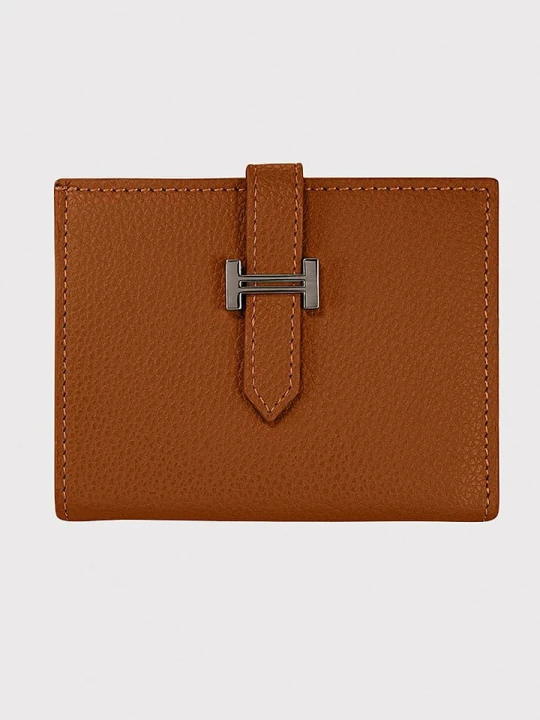 Zdjęcie produktu Lucky Bees Portfel w kolorze jasnobrązowym - 12 x 10 x 1, 5 cm rozmiar: onesize