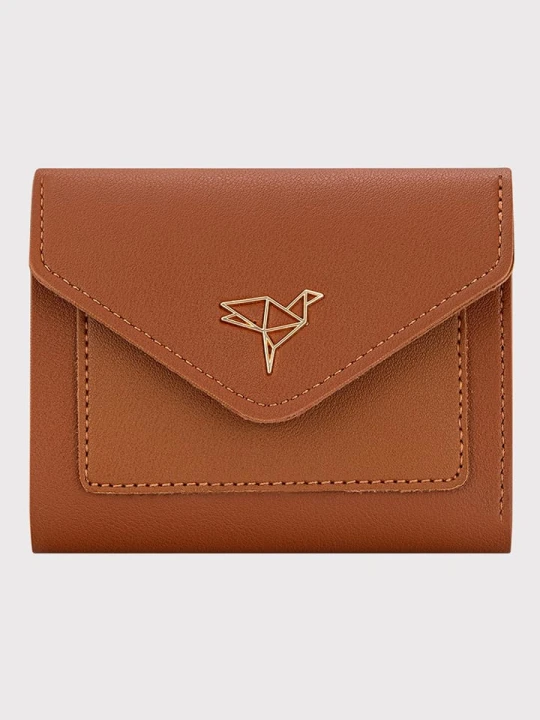 Zdjęcie produktu Lucky Bees Portfel w kolorze jasnobrązowym - 12 x 10 x 3 cm rozmiar: onesize