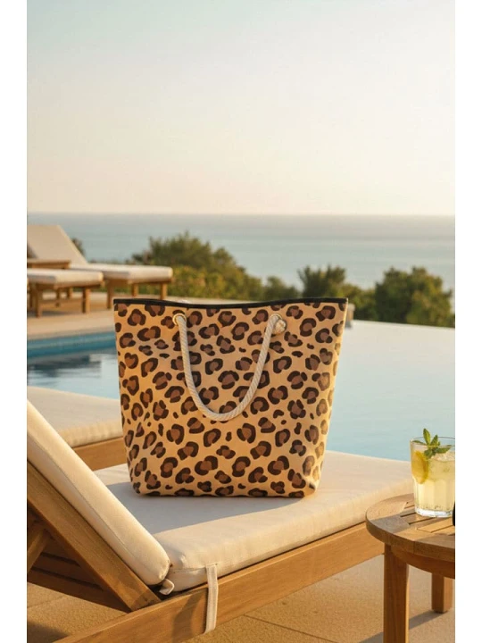Zdjęcie produktu Lucky Bees Torba plażowa w kolorze beżowym - 56 x 35 x 15 cm rozmiar: onesize