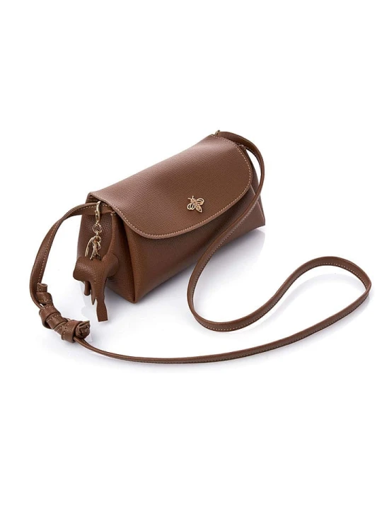 Zdjęcie produktu Lucky Bees Torebka "Ava" w kolorze jasnobrązowym - 22 x 12 x 11 cm rozmiar: onesize