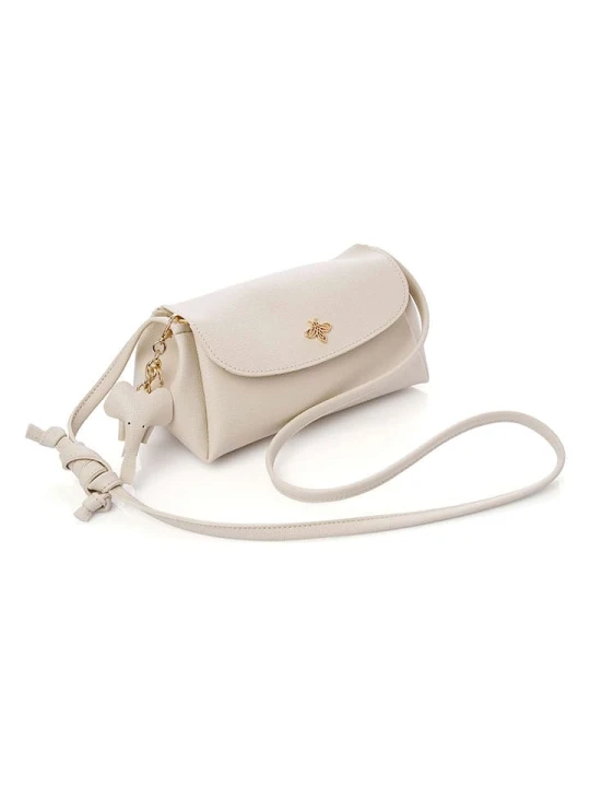 Zdjęcie produktu Lucky Bees Torebka "Ava" w kolorze kremowym - 22 x 12 x 11 cm rozmiar: onesize