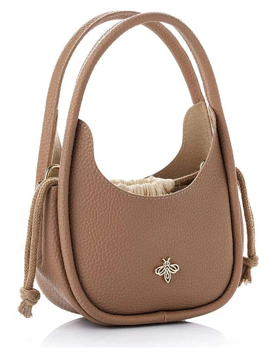 Zdjęcie produktu Lucky Bees Torebka "Hedy" w kolorze jasnobrązowym - 28 x 21 x 9 cm rozmiar: onesize