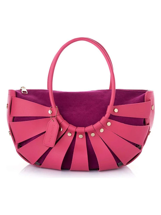 Zdjęcie produktu Lucky Bees Torebka "Ingrid" w kolorze różowym - 35 x 18 x 15 cm rozmiar: onesize