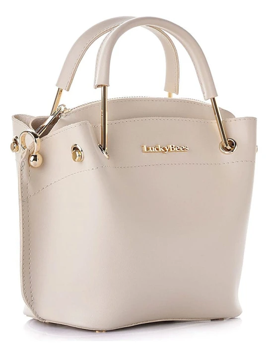 Zdjęcie produktu Lucky Bees Torebka w kolorze beżowym - 25 x 21 x 11 cm rozmiar: onesize