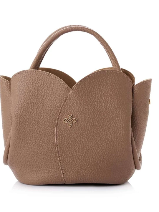 Zdjęcie produktu Lucky Bees Torebka w kolorze beżowym - 29 x 21 x 15 cm rozmiar: onesize