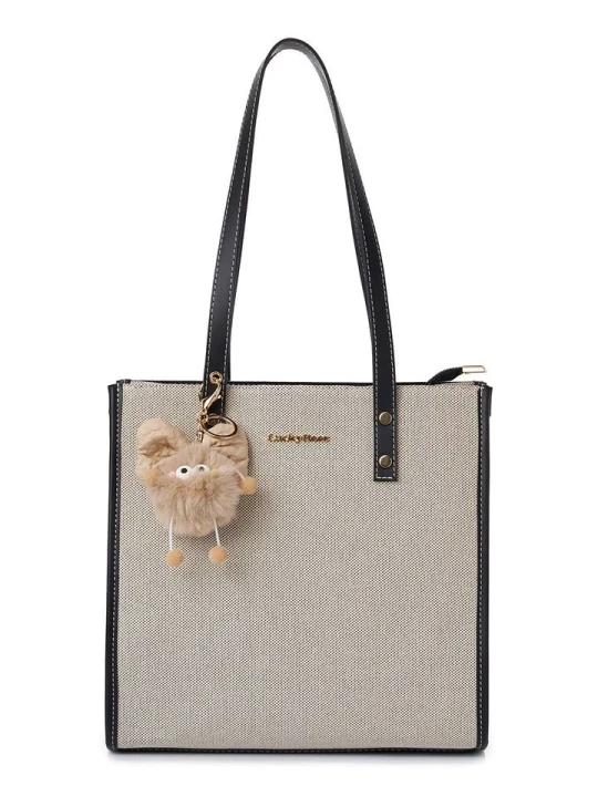Zdjęcie produktu Lucky Bees Torebka w kolorze beżowym - 30 x 30 x 15 cm rozmiar: onesize