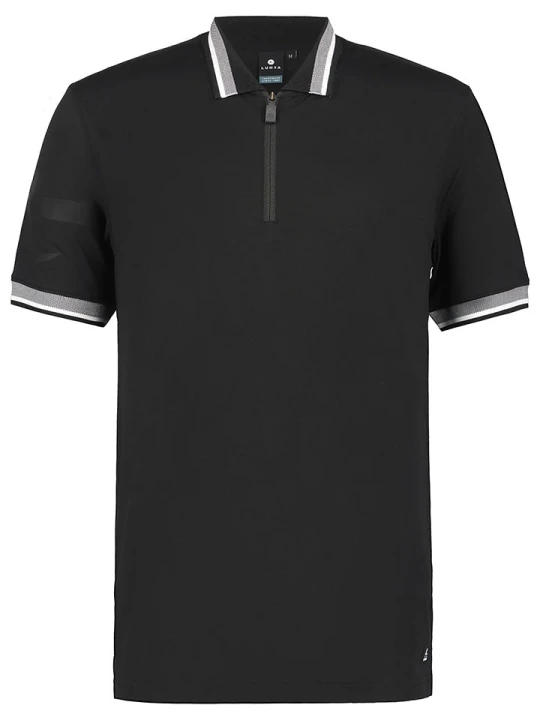 Zdjęcie produktu LUHTA Funkcyjna koszulka polo "Ikaalinen" w kolorze czarnym rozmiar: XXL