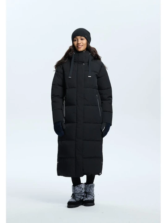 Zdjęcie produktu LUHTA Płaszcz zimowy "Heinis" w kolorze czarnym rozmiar: 40