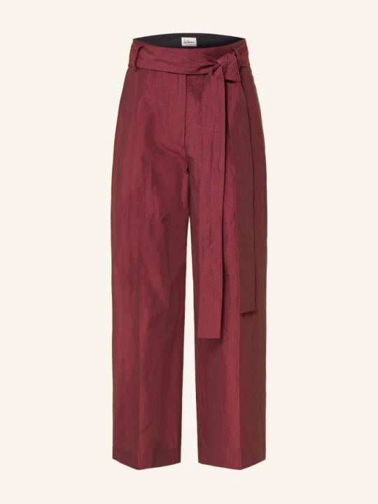 Zdjęcie produktu Luis Trenker Spodnie Culotte Lulolita Z Lnem rot CIEMNOCZERWONY