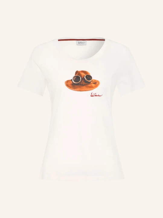 Zdjęcie produktu Luis Trenker T-Shirt Der Hut weiss biały