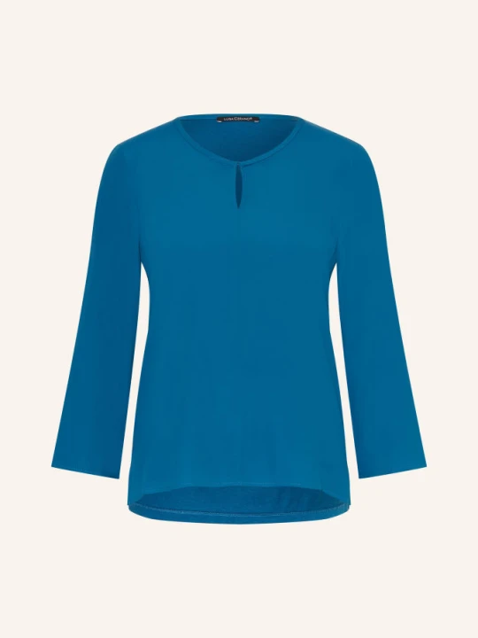 Zdjęcie produktu Luisa Cerano Bluzka Koszulowa Z Mieszanki Materiałów Z Rękawami 3 / 4 blau NIEBIESKI
