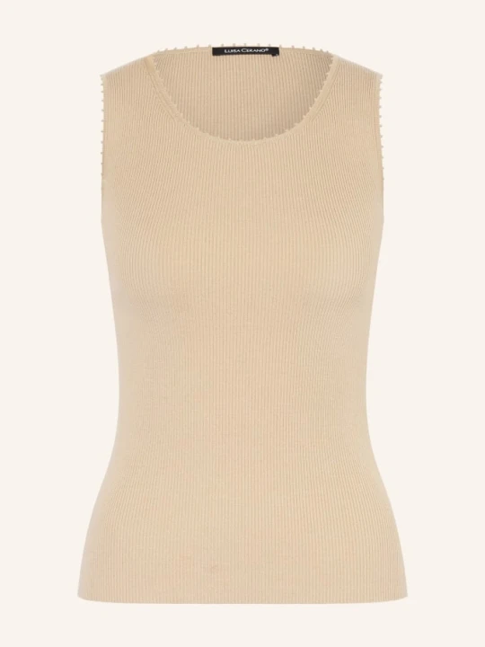 Zdjęcie produktu Luisa Cerano Dzianinowy Top beige