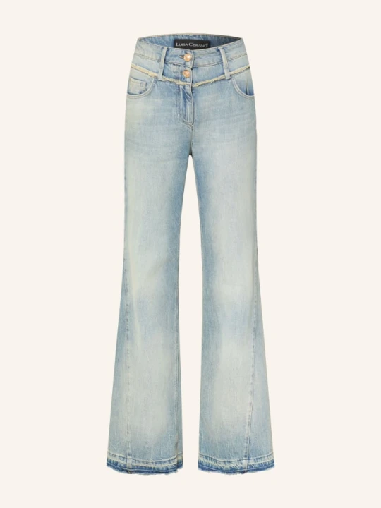 Zdjęcie produktu Luisa Cerano Dżinsy Z Szerokimi Nogawkami blau 2347 sand tinted light blue