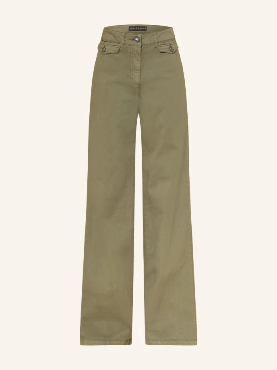 Zdjęcie produktu Luisa Cerano Dżinsy Z Szerokimi Nogawkami gruen 3672 khaki new old dyed