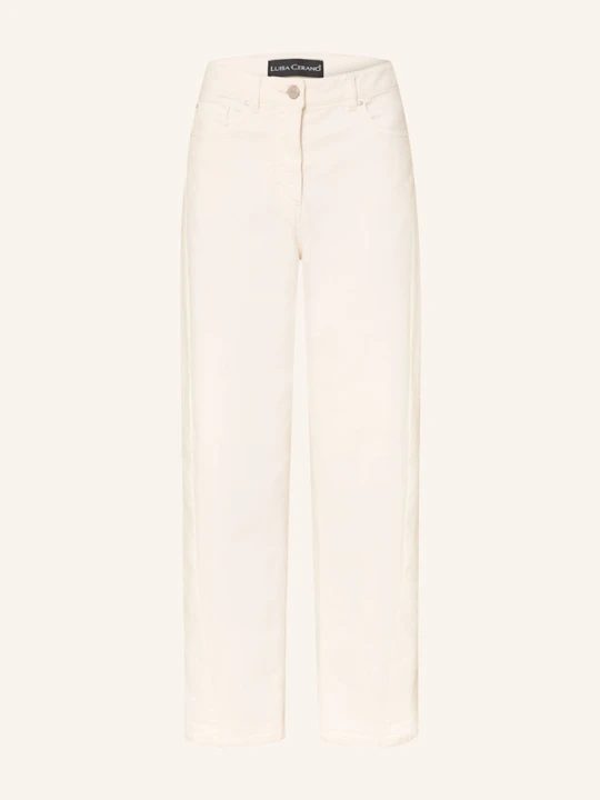 Zdjęcie produktu Luisa Cerano Jeansy Barrel weiss 105 cream