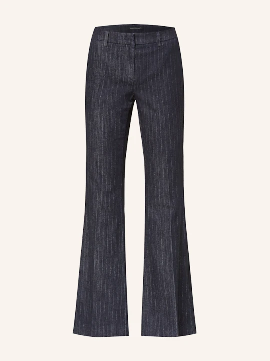 Zdjęcie produktu Luisa Cerano Jeansy Bootcut Z Błyszczącą Przędzą blau 2521 denim pin stripe