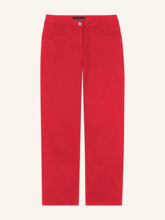 Zdjęcie produktu Luisa Cerano Jeansy Straight rot 458 cherry red
