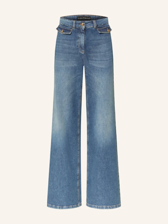 Zdjęcie produktu Luisa Cerano Jeansy Wide Leg blau 254 stone wash