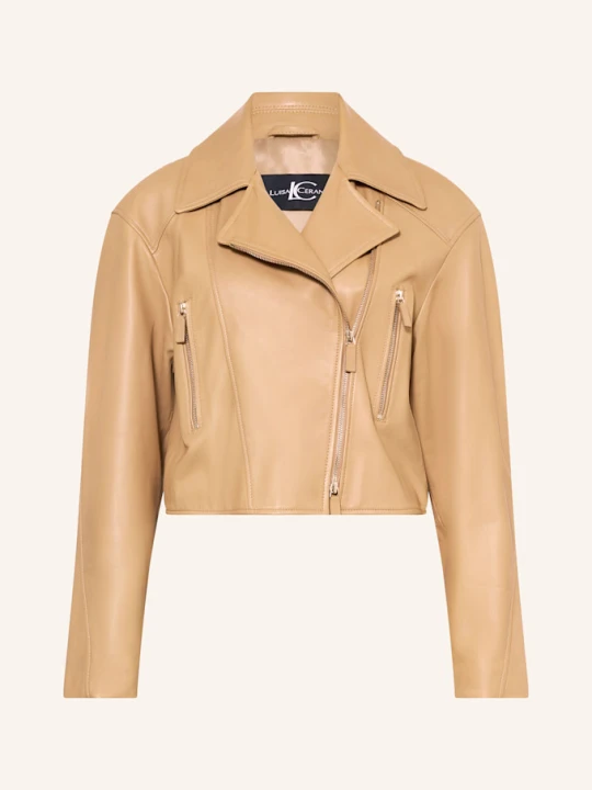 Zdjęcie produktu Luisa Cerano Kurtka Skórzana beige