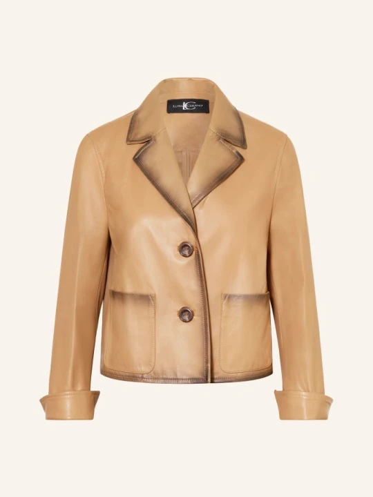 Zdjęcie produktu Luisa Cerano Kurtka Skórzana beige