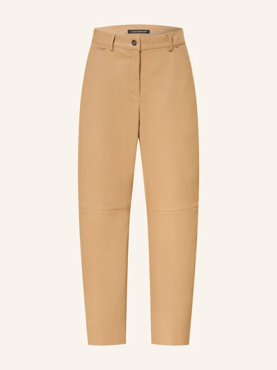 Zdjęcie produktu Luisa Cerano Spodnie Skórzane beige