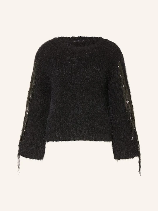 Zdjęcie produktu Luisa Cerano Sweter Z Cekinami schwarz CZARNY
