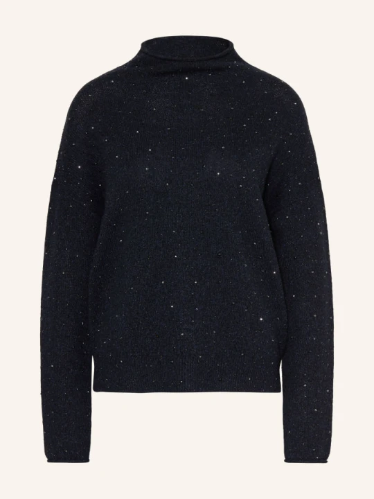 Zdjęcie produktu Luisa Cerano Sweter Z Kamieniami Ozdobnymi blau GRANATOWY