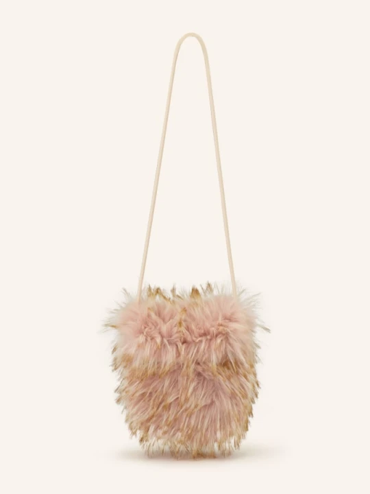 Zdjęcie produktu Luisa Cerano Torba Na Ramię Ze Sztucznego Futra pink