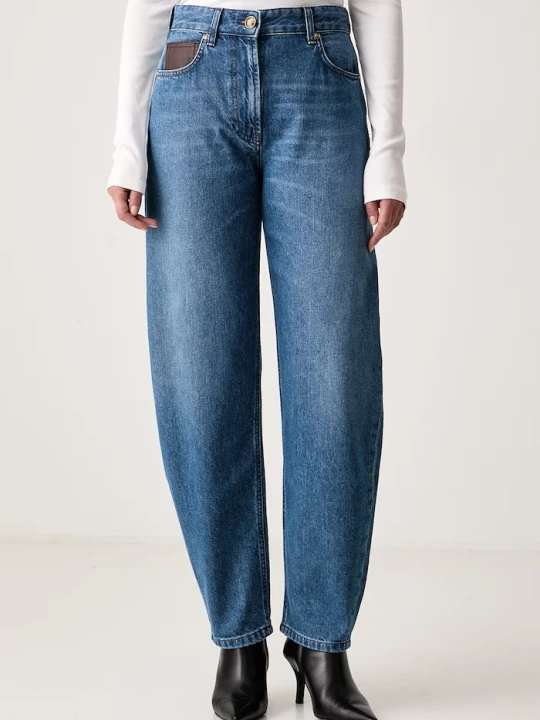 Zdjęcie produktu Luisa Spagnoli jeansy relaxed fit damskie Onega niebieski