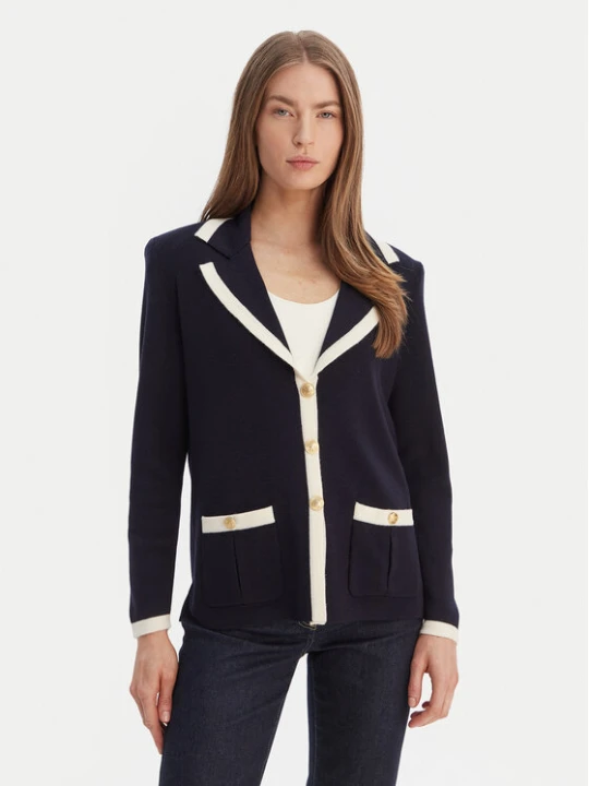 Zdjęcie produktu Luisa Spagnoli Kardigan Meridien 100357 Granatowy Regular Fit